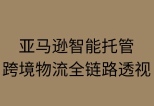 亞馬遜智能托管：跨境物流全鏈路解析