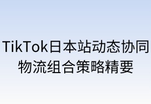 動態(tài)協(xié)同：TikTok日本站物流組合策略精要