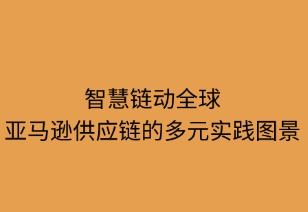 智慧鏈動全球：亞馬遜供應(yīng)鏈的多元實踐圖景
